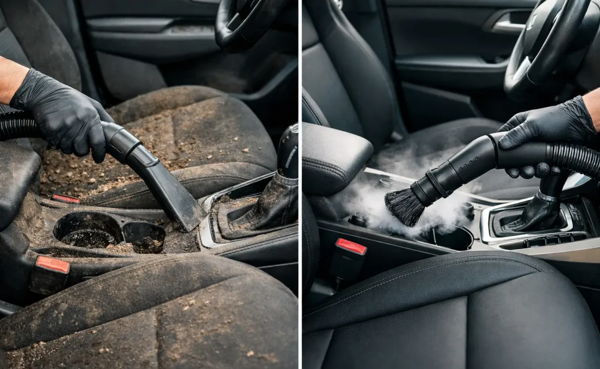 What a Car Interior Deep Cleaning Service Fixes