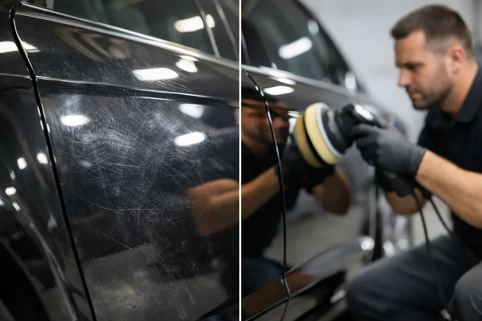 What a Car Paint Correction Service Fixes