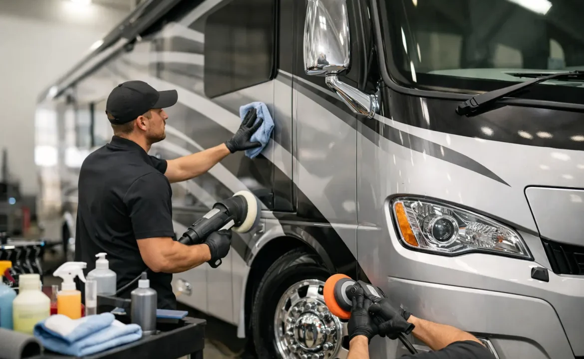 What a Premium RV Detailing Service Covers