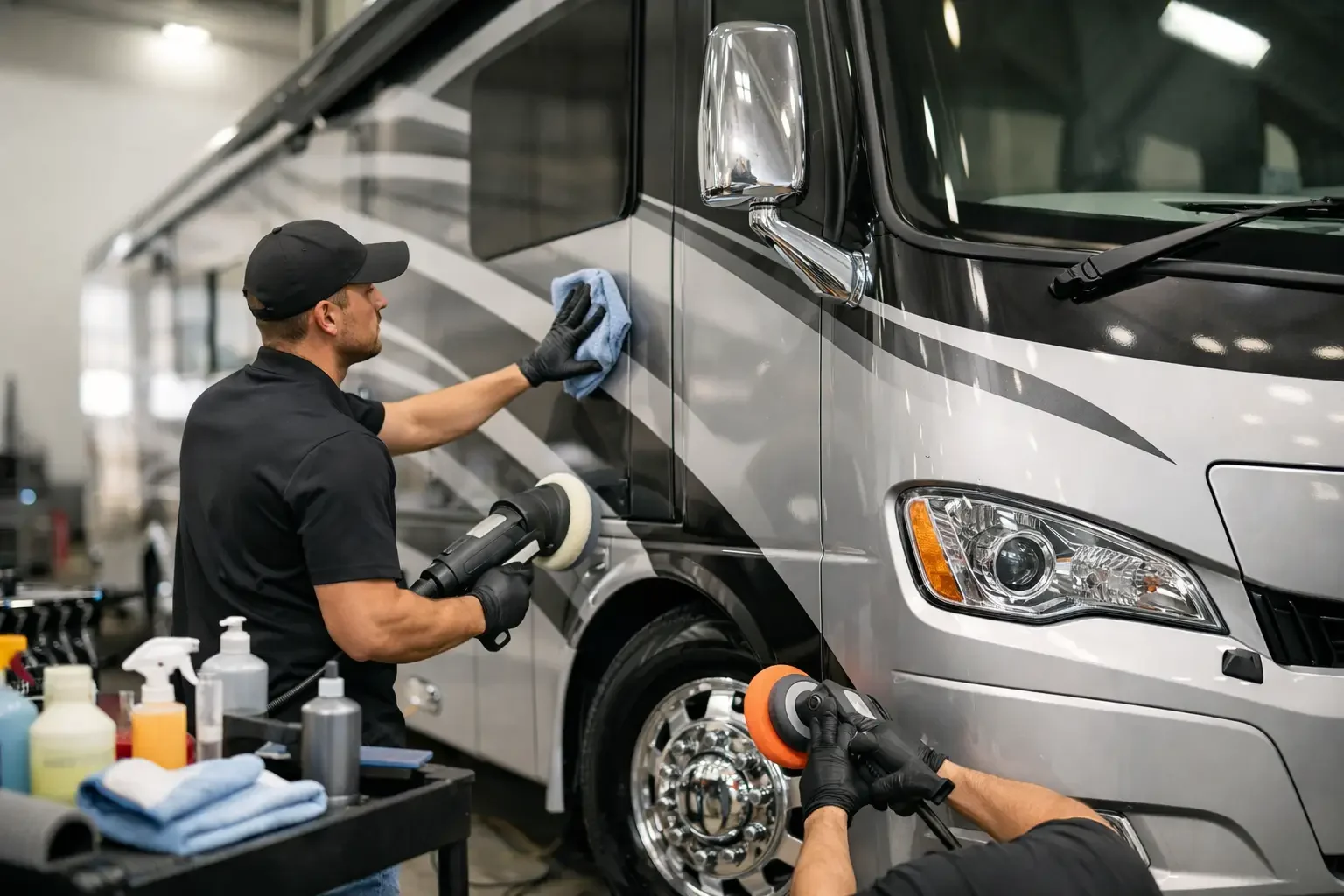 What a Premium RV Detailing Service Covers
