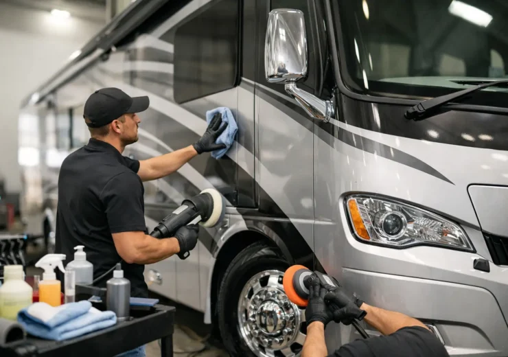 What a Premium RV Detailing Service Covers