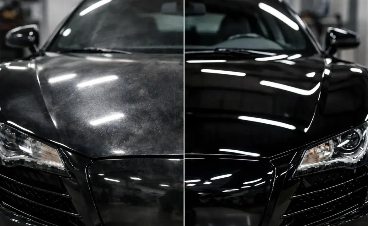 Ceramic Coating Before and After Example