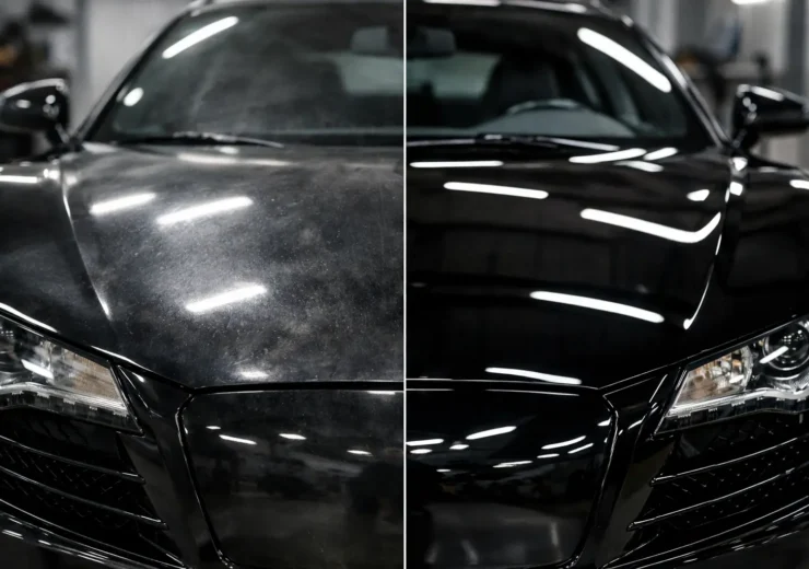 Ceramic Coating Before and After Example