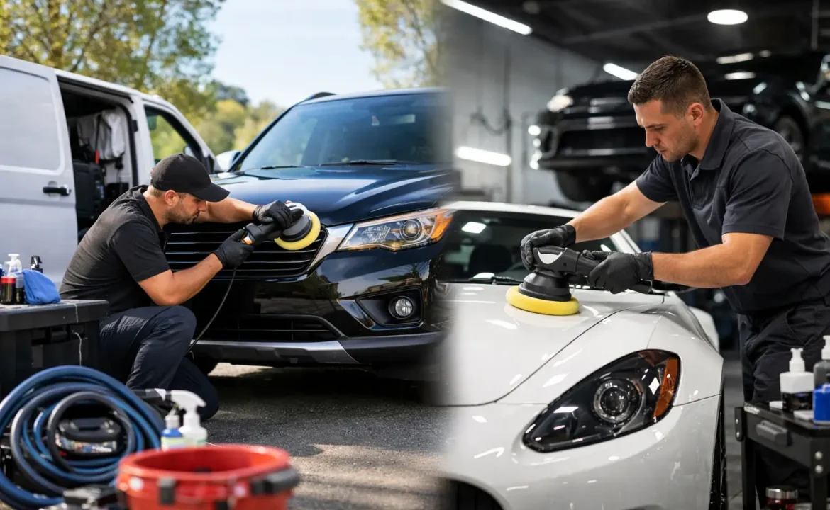 Mobile Detailing vs Shop Detailing Explained