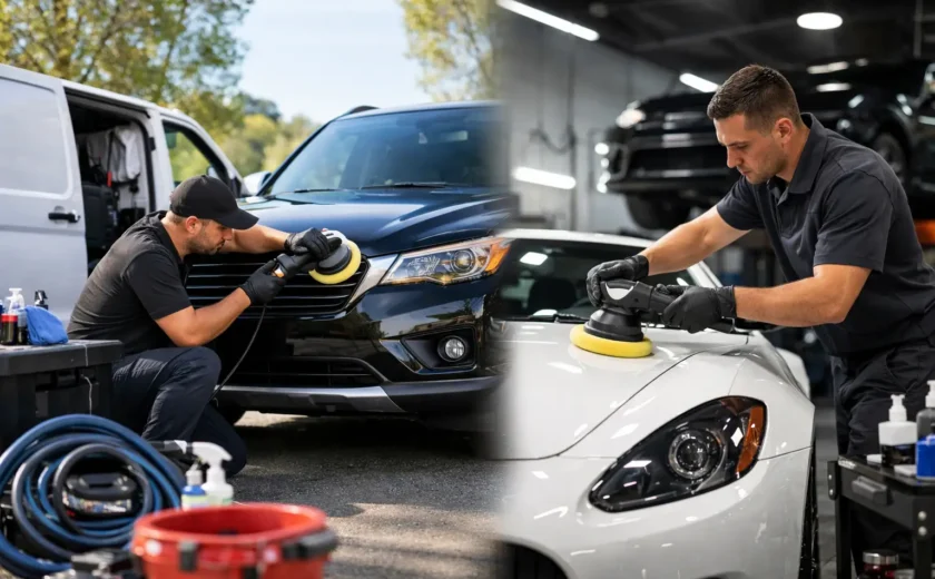 Mobile Detailing vs Shop Detailing Explained