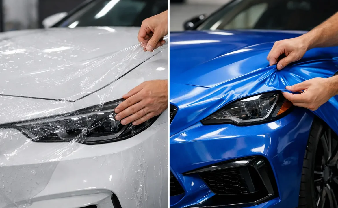 Clear Bra Versus Vinyl Wrap: Which Fits Your Car?