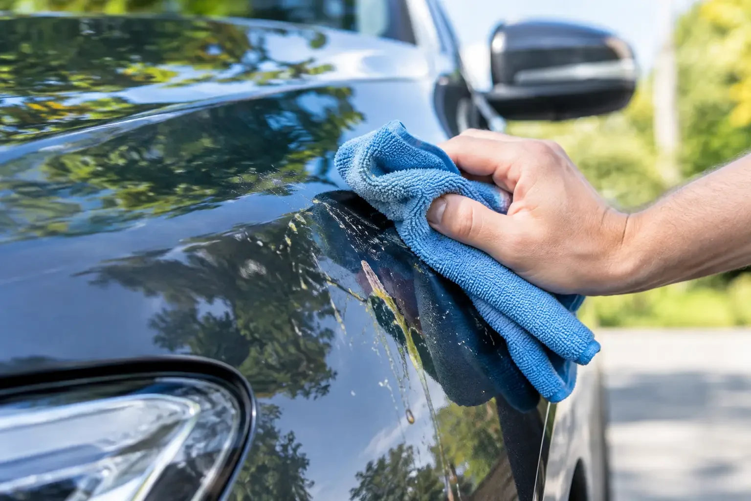 How to Remove Tree Sap Safely From Car Paint